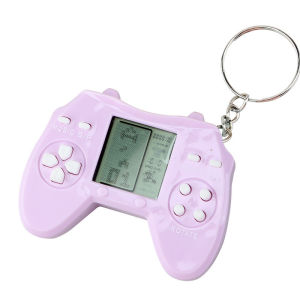 Console Game Machine Tetris Video Game Childrens Handheld NostalgicGame Console With Keychain Kids Children Gifts