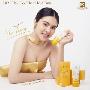 SỮA RỬA MẶT HATAGOLD THẢI ĐỘC THAN HOẠT TÍNH - CHARCOAL PORE DETOX FOAM CLEANSER - OIL CONTROL 4H - KL:120G