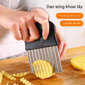 Dao Khoai Tây Răng Sói Đa Chức Năng Dao Sóng Khoai Tây Dụng Cụ Cắt Sợi Lạ Mắt