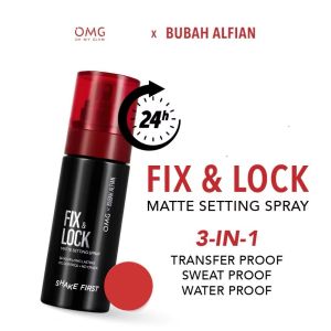 OMG OH MY GLAM Fix & Lock Matte Setting Spray 60 ml - 24 Jam Makeup Anti-Longsor!