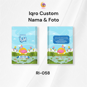 Custom Nama Dan Foto Full Color Buku Iqro Anak Milenial Kado Ulang Tahun Hadiah Souvenir - Istiqomah
