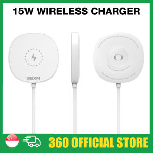GXM 15W 3 in 1 Wireless Charger Compatible with iPhones Airpods All Series Apple Watch all Series Stronger Magnetic