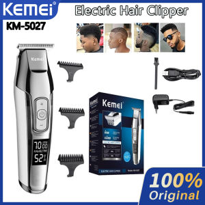 Kemei Hair Clipper Machine Barber Professional Hair Trimmer Beard Hair Clipper Trimmer for Men Hair Cutter Electric Hair Rambut Elektrik KM-5027