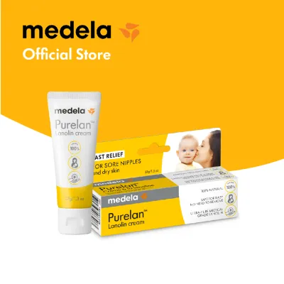 Lanolin Cream | Medela Purelan Lanolin Cream (37g) - For Sore Nipples | 100% Safe for Mum & Baby |