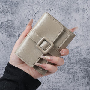 Womens Wallet Solid Color Short Card Bag Womens Coin Purse Wallet Purse/Short Coin Purse Card Bag Womens Wallet Pure Color Short Coin Purse