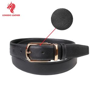 Dây nịt nam đẹp bản 35cm da Safiano thương hiệu Longdo Leather - TL05