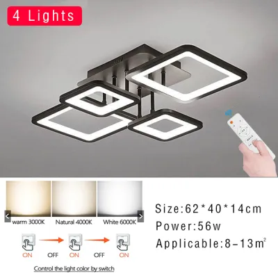 Modern simple ceiling lamp living room lamp household LED dining room pendant lamp bedroom lamp