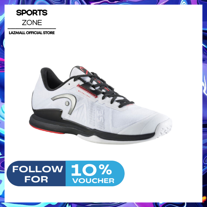 Head Sprint Pro Court Men's Tennis Shoes (Black/White/Grey