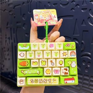 NOVAWEAR 26 Key Decompression Button Toy Creative Design keyboard keyboard Pendant Animal Diary Cute Pendant Keyboard Keychain Childrens Bag