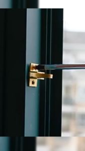 HB Small Bird Latch Automatic Window Gate Lock Spring Bounce Door Bolt Latch For Sliding Doors/Windows
