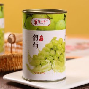 Fresh canned grapes 425g fresh canned fruits seedless ready to eat snacks