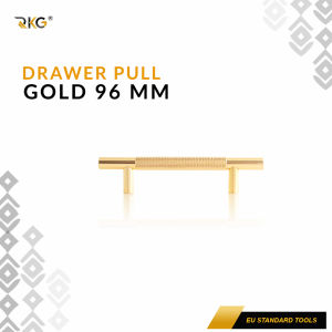 Tarikan Laci Gold Ukiran Knurled Drawer Pull Handle DPL-9005GD