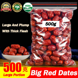 【Fast shipping】Red Jujube (250g/500g) Chinese Red Dates Dried Fruits Ready-to-Eat Snacks