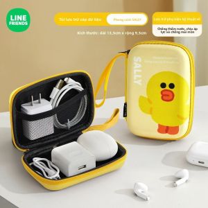 100% Hàng Chính Hãng Line Friends  Hộp Đựng Đồ Du Lịch Di Động Chất Liệu PU Chịu Áp Lực Và Giảm Xóc Không Độc Hại Và Không Mùi LFB250