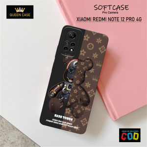 Case Xiaomi Redmi Note 12 Pro 4G / Note 11 Pro 4G  - Queen Case - Motif Robot - Softcase Pro Camera Lembut Lentur Dan Tebal - Casing - Cover - Karet - Kesing - Silikon - Silicone Case Ponsel Protection TPU Handphone - Queen Case