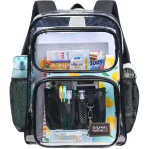 Ransel mika pvc Ransel sekolah Ransel laptop Ransel Transparan Ransel kekinian Backpack korean style unisek