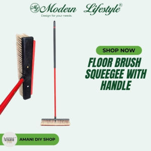 Floor Brush Squeegee with Handle