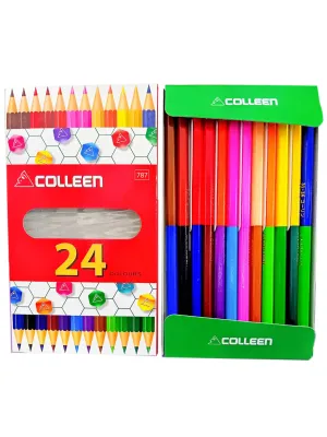 [♥สินค้าพร้อมส่ง♥]ดินสอสีไม้คอลลีน COLLEEN รุ่น 775-รุ่น 787 24 สี