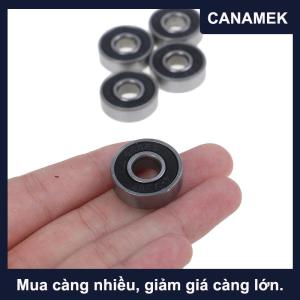 【CANAMEK】 5 con lăn trượt ván 608RS ABEC-7 màu đen vòng bi kín 8x22x7mm