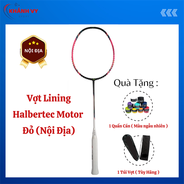 Vợt Cầu Lông Lining Halbertec Motor Đỏ ( Nội Địa )