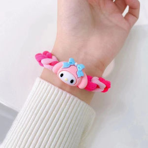 Ikat Karet Rambut Kuncir Chibi Scrunchie Model Tambang Jepang China Korea Elastis Kartun Lucu Sanrio Melody Hellokitty Kuromi Purin Cinnamoroll WARNA WARNI POLOS KUNCIRAN KOREA Jepang Thailand STYLE MURAH