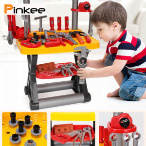 Pinkee Play Repairing Tool Toy Set for Kids Screwdriver Roleplay Toddler Playhouse Game for Children