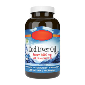 Manufacturers direct sales of cod liver oil softgel capsules 250 pieces support OEM