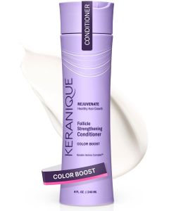 Keranique Conditioner for Colored Hair - Protect & Extend Color Sulfate Free Conditioner for Color ed Hair - Moisturizing Conditioner for Women - UV Protection for Dry Thinning Fine Hair