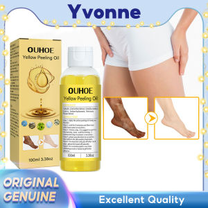 OUHOE Yellow Peeling Oil Bleaching Dark Skin Spots Remove Dead Skin Lighten Melanin Remove Arm Knee Legs Melanin Body Brighten Scrub Exfoliating Dead Skin Care Whiten Serum Whitening Lighten Care Skin Even Elbows Whiten Skin Hands Knees Tone