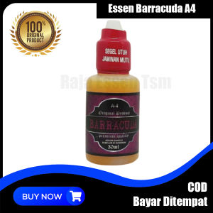 Essen Barracuda A-4 Khusus Ikan Mas Ikan Lele Ikan Tawes Ikan Nilem Paling Gacor Essen Barracuda A4 Paling Ampuh Cocok Disegala Umpan  Paling Jitu Essen Mancing Harian dan Galatama Terlaris Barracuda Essen