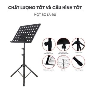 Giá để bản nhạc lỗ to chắc chắn - Giá để sách học nhạc