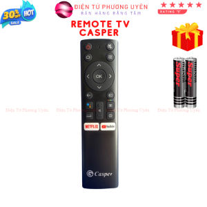 Remote điều khiển tivi Casper Mã 02 giọng nói Remote tivi casper - Tặng kèm pin - Phương Uyên