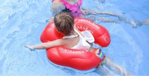 Luoke Baby swimming ring lying ring children’s armpit ring new sponge drag abdomen design floating ring peace of mind and comfort