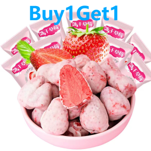 QA Freeze-dried Strawberry Dried Preserves Freeze-dried Fruit Snack Snack Casual Coated Chocolate