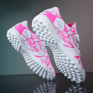 C Luo Assassin 16 Childrens soccer shoes boys long-stud and short-stud training shoes athletic shoes for elementary school students professional competition soccer shoes