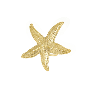 Mặc thoải mái Starfish Nhẫn Với Có Thể Điều Chỉnh Thiết Kế Xách Tay Cho Đại Dương Những Người Yêu Thích Phong Cách Trang Phục sử dụng thường nhật Mặc Giản Dị