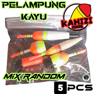 Pelampung Pancing Starlite Kawat Bahan Kayu (Isi 5 Pcs) | Elegan Stabil dan Terang di Malam Hari!