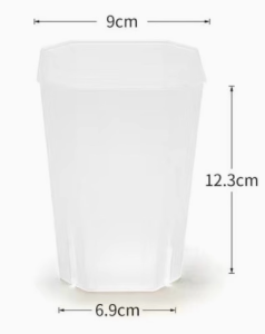 (SG Local Seller with Ready Stock) Transparent Diamond Gardening Pot for Flowers Succulents Cacti Indoor Plants.