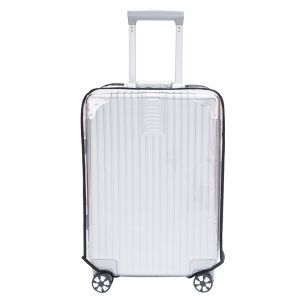 (HOME+) PVC Luggage Transparent Cover Waterproof Plastic Protector Suitcase Bag Travel 18 20 22 24 26 28 Inch