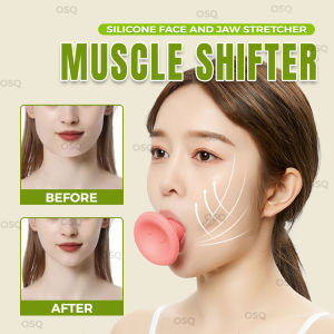 OSQ Washable Silicone Face and Jaw Stretcher Exerciser for Chin Mouth Jawline Muscle Shifter Slimmer
