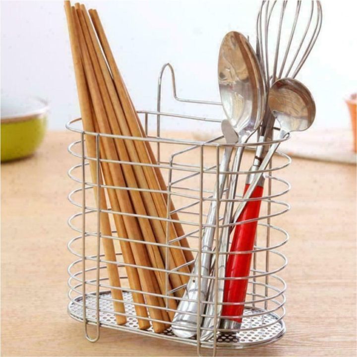Cabilock Stainless Steel Chopstick Holder Stand – Modern Utensil Rest For Forks, Spoons, Chopsticks, Tabletop Organizer