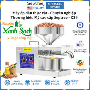 Máy ép dầu ăn thực vật thế hệ mới dùng kinh doanh sản xuất thương hiệu Mỹ Septree K39 - Công suất 1350W - Bảo Hành 1 Năm