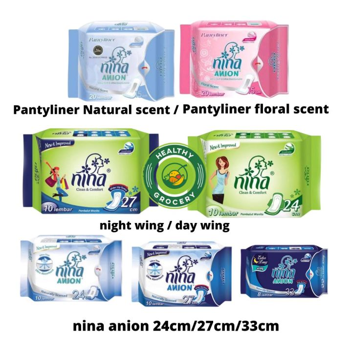 Bagus Nina Pembalut Wanita All Varian / Panty Liner Lazada Indonesia