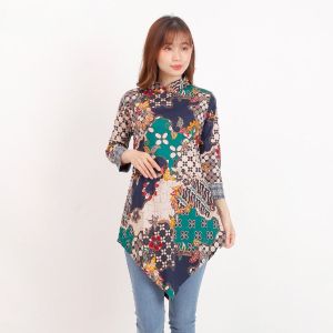 Twins88 (COD) Baju Batik Wanita Tunik Batik Wanita 614 SS