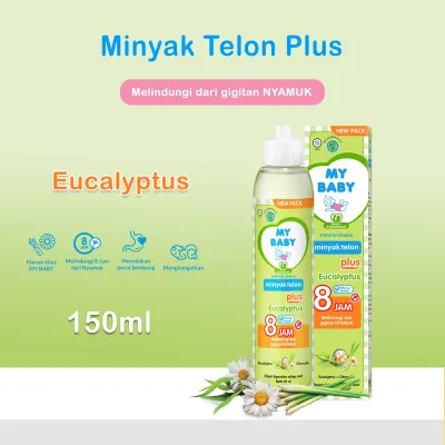 My Baby Minyak Telon Plus Eucalyptus 150ml Minyak Bayi Anti Nyamuk 8jam