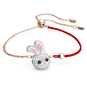 💖Swarovski💖Zodiac Rabbit diamond bracelet S925 sterling silver womens fashion bracelet hypoallergenic and non-allergenic Valentines Day gift birthday gift for girlfriend and bestie