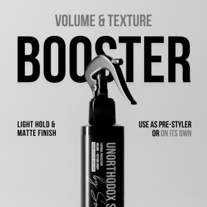 Unorthodox Pre-Styler by SoSlick Pomade | Volume & Texture | Sea Salt Spray | UV & Heat Protection | Water-Soluble | Matte Finish