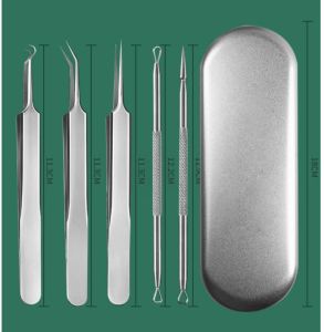 Bộ nặn mụn 5 chi tiết cao cấp chống gỉ siêu bền đẹp