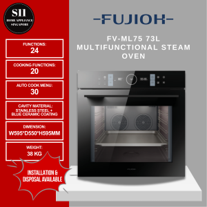 FUJIOH FV-ML75 73L MULTIFUNCTIONAL STEAM OVEN + 2 YEARS WARRANTY