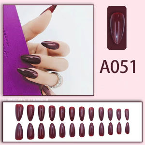 kuku palsu dan lem nail art aesthetic wisuda tangan pewarna Nails Grooming Manicure Set Pedicure